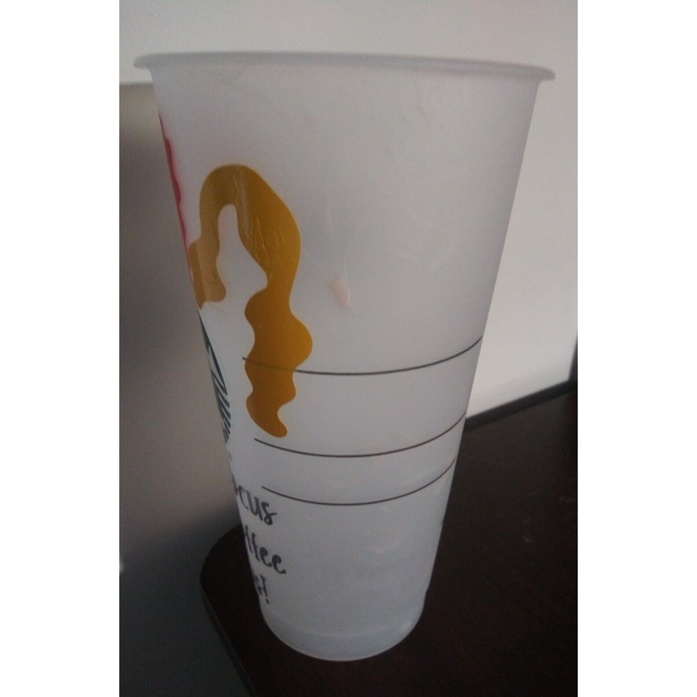 STARBUCKS Halloween 2020 Hocus Pocus I NEED COFFEE TO FOCUS Reusable Cup 24 oz - Picture 5 of 11